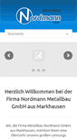 Mobile Screenshot of metall-nordmann.de